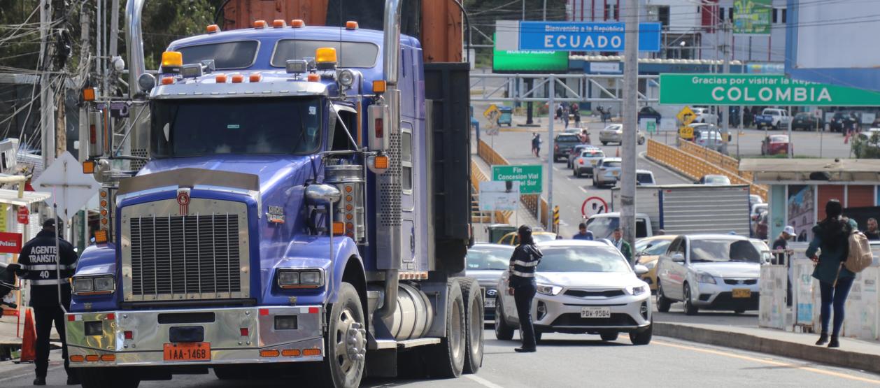 Puente internacional de Rumichaca, fronterizo entre Colombia y Ecuador.