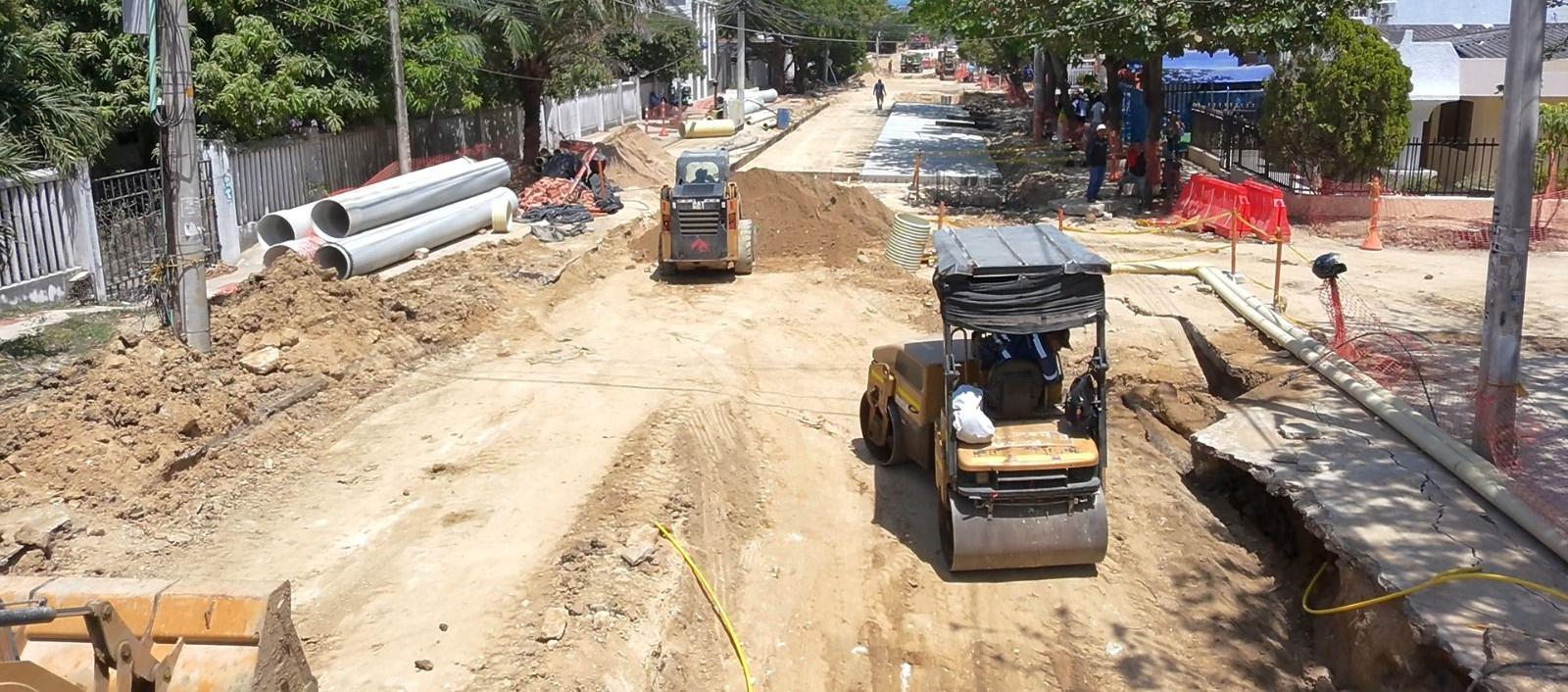 Una de las obras de Triple A.