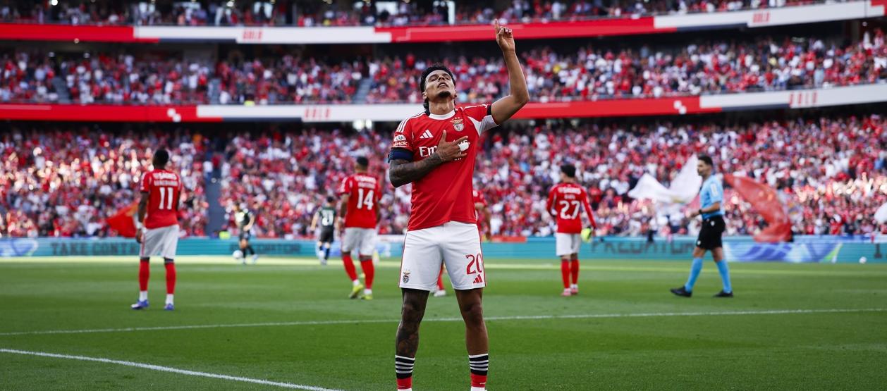 La celebración del colombiano Richard Ríos.