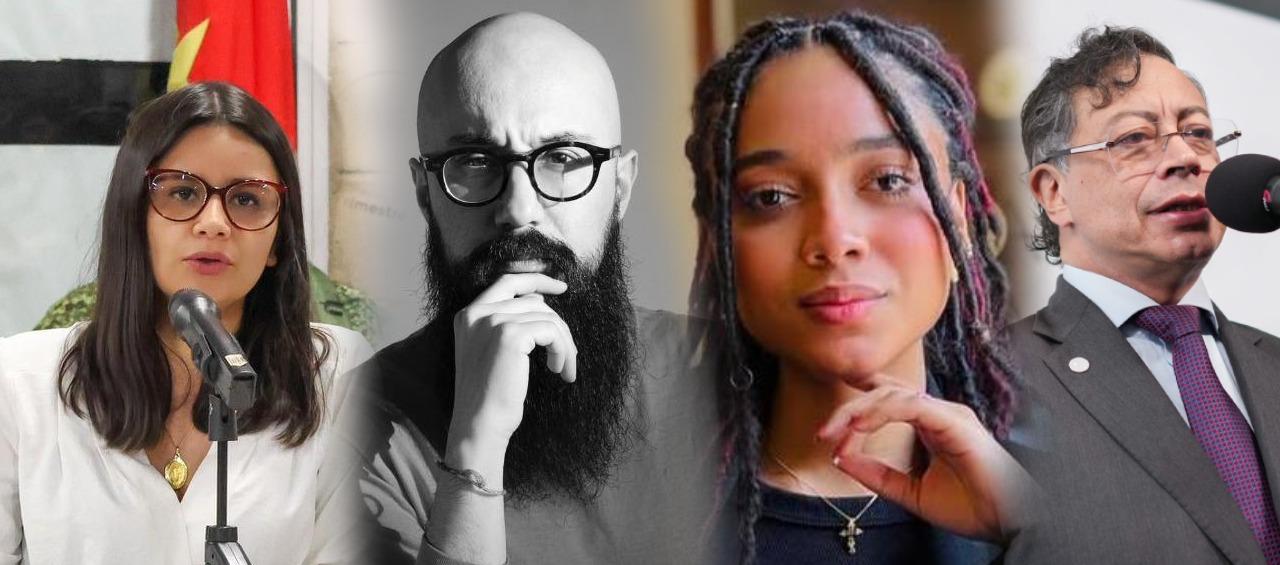 Angie Rodríguez, Carlos Carrillo, Juliana Guerrero y Gustavo Petro.