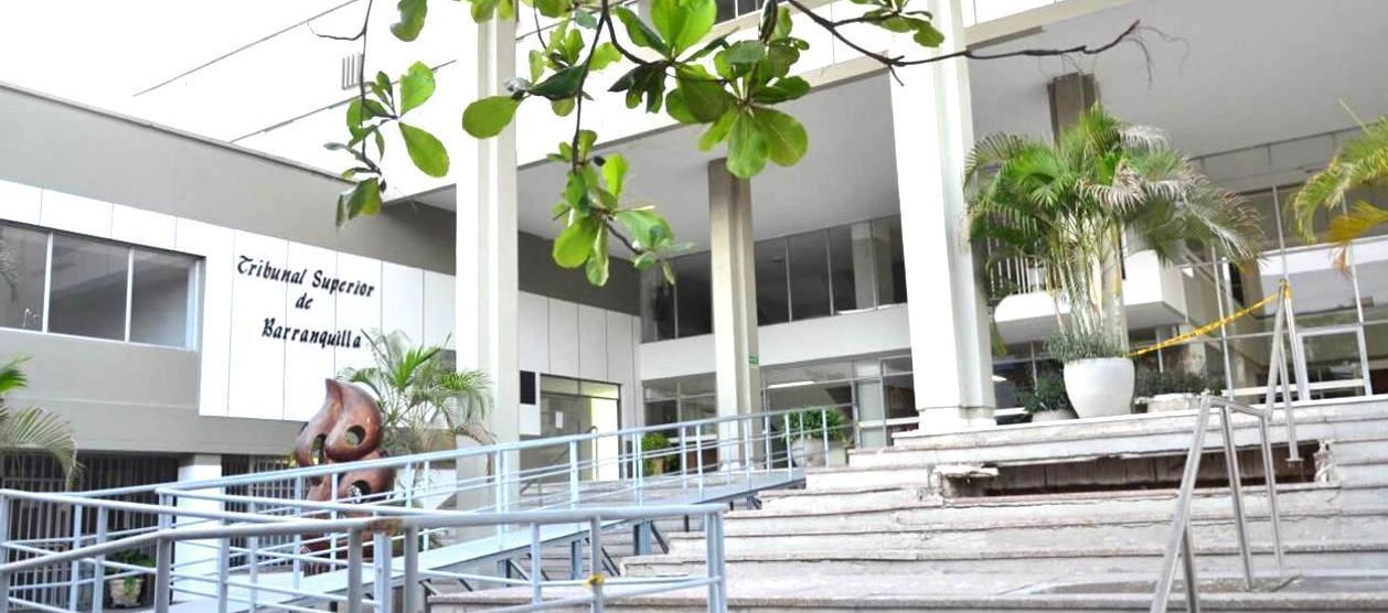 Fachada del Tribunal Superior de Barranquilla. 