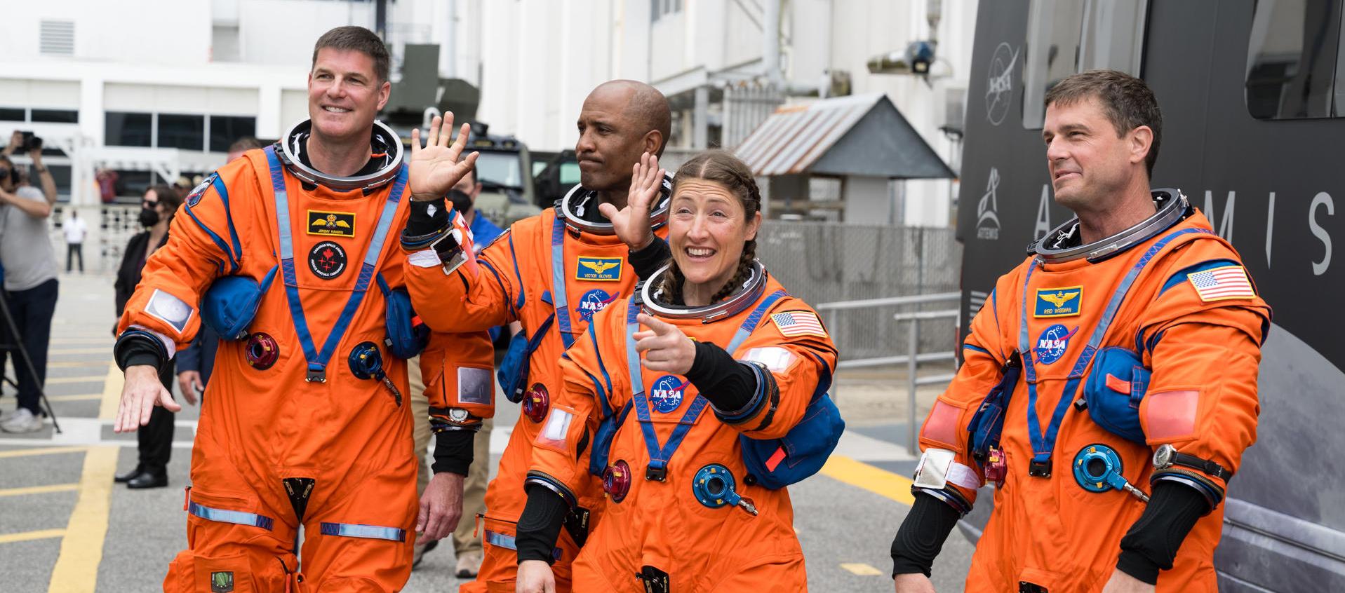 Tripulación del Artemis II.