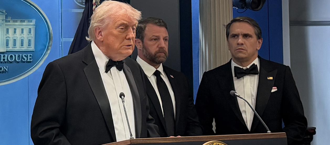 El presidente de Estados Unidos, Donald Trump, tras el atentado.