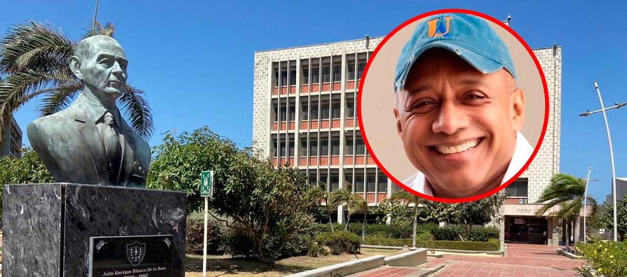 Universidad del Atlántico y Álvaro González (círculo). 