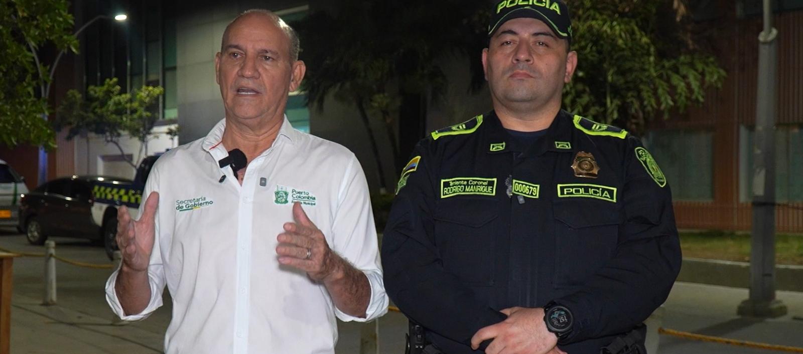 Secretario de Gobierno de Puerto Colombia y Comandante Operativo de la Mebar