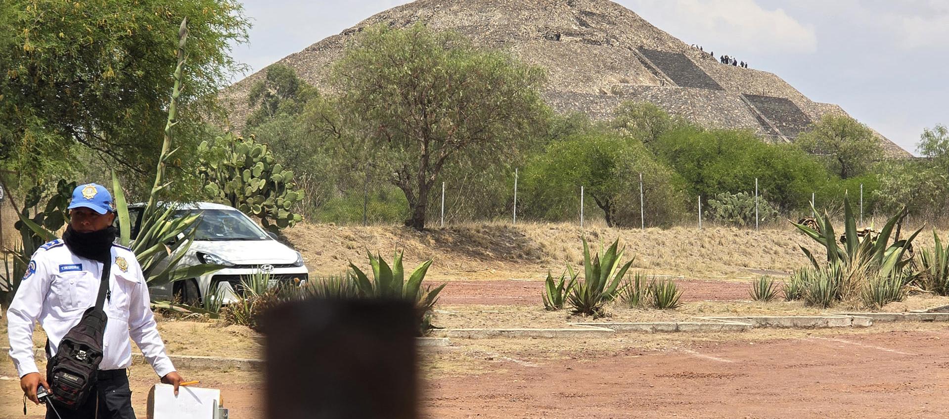 Zona arqueológica de Teotihuacán, donde se registró un ataque con arma de fuego este lunes