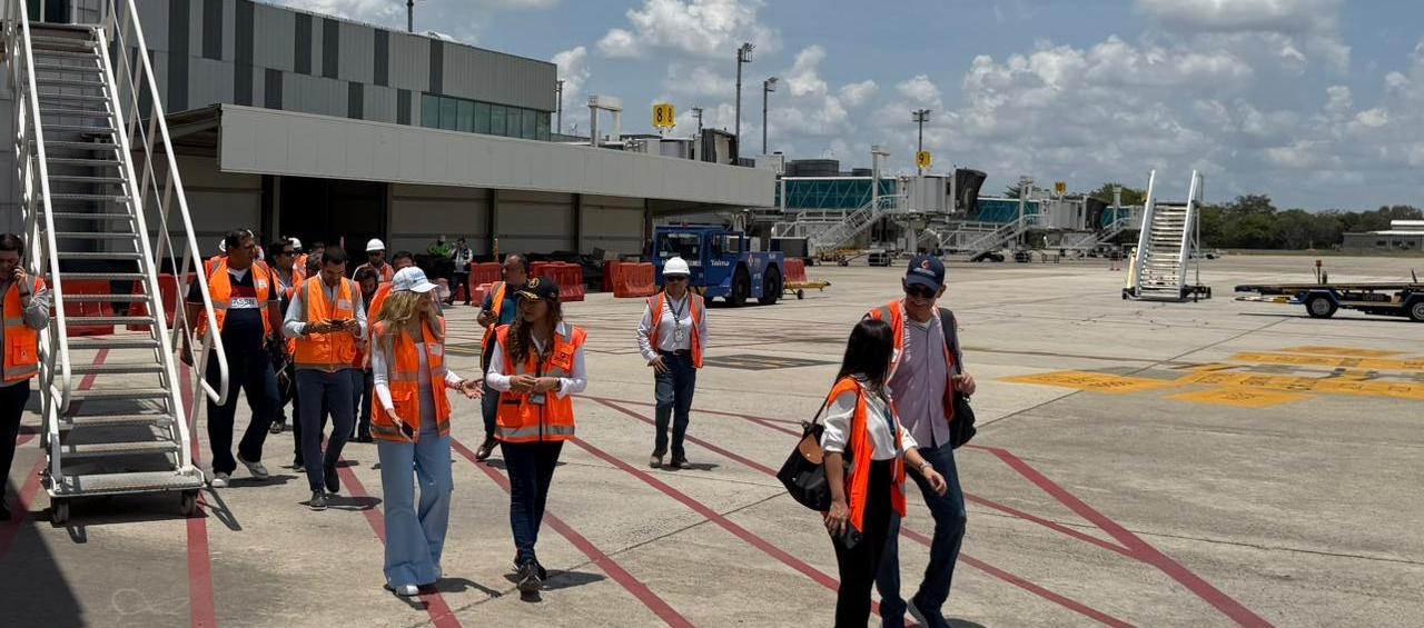 Visita de seguimiento de las obras en el Cortissoz.