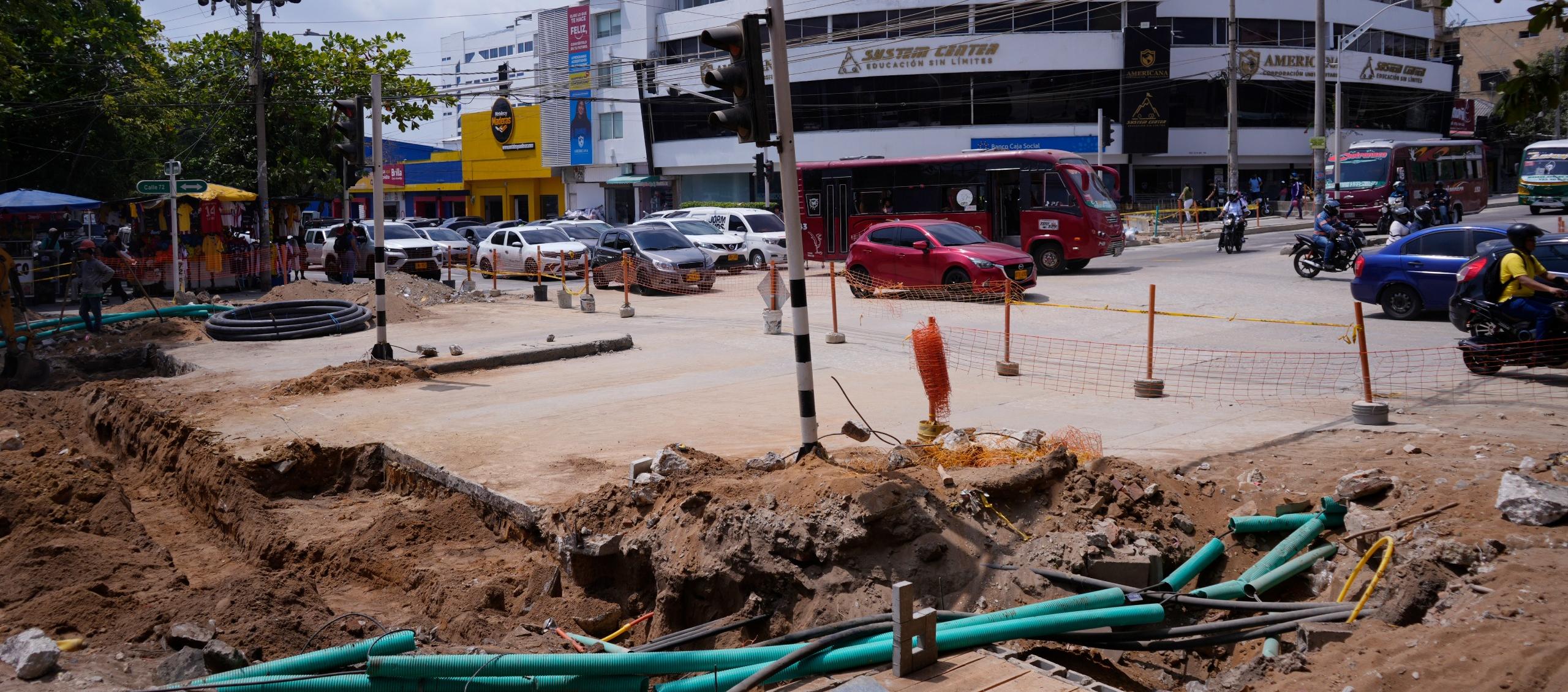 Tramo de la calle 72 con 43. 