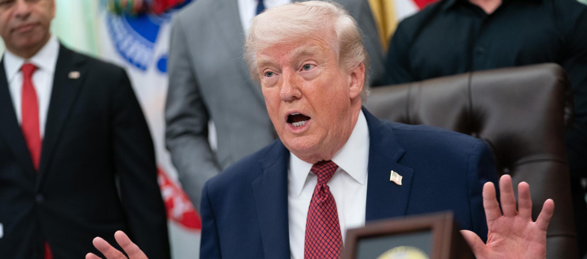 Donald Trump, presidente de Estados Unidos.