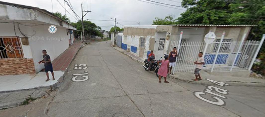 Lugar del ataque armado en el barrio La Sierrita