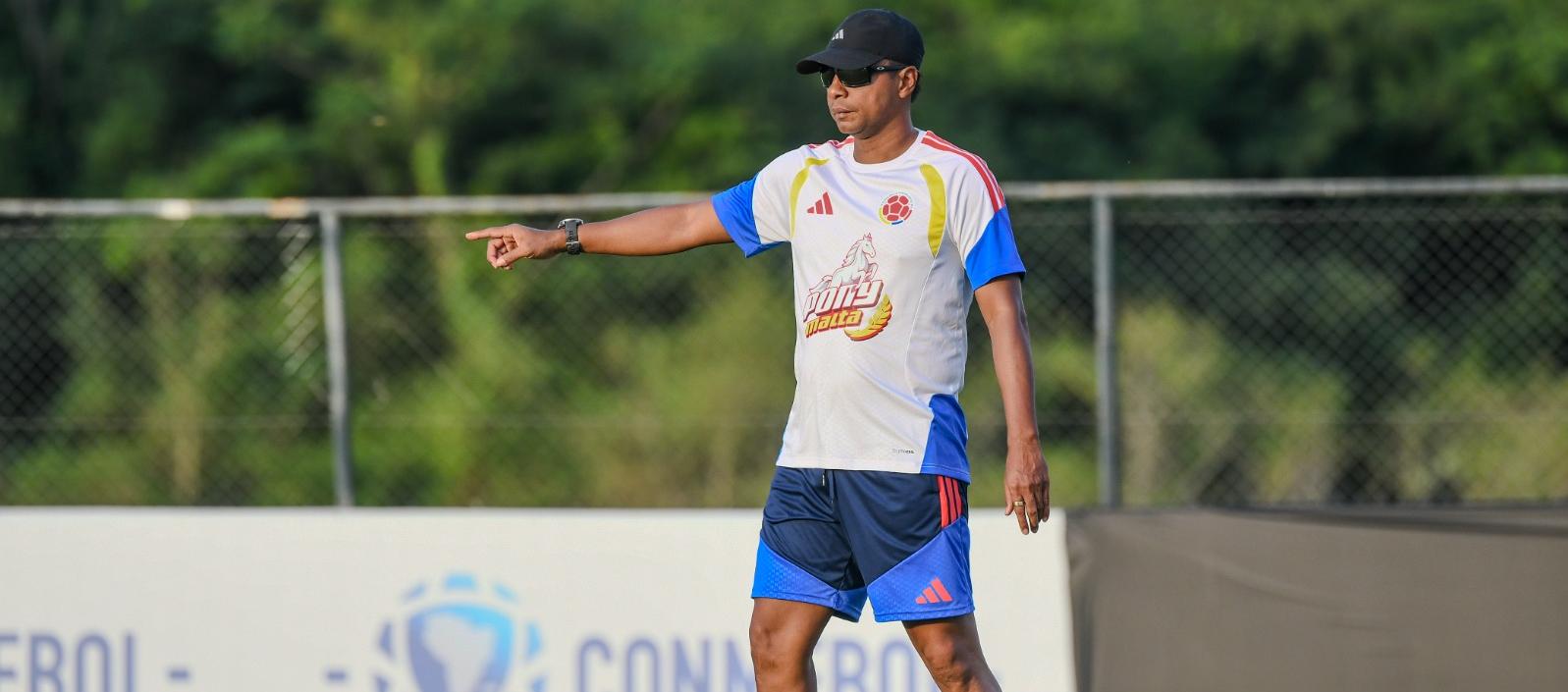 Freddy Hurtado, técnico de la Selección Colombia masculina sub–17.
