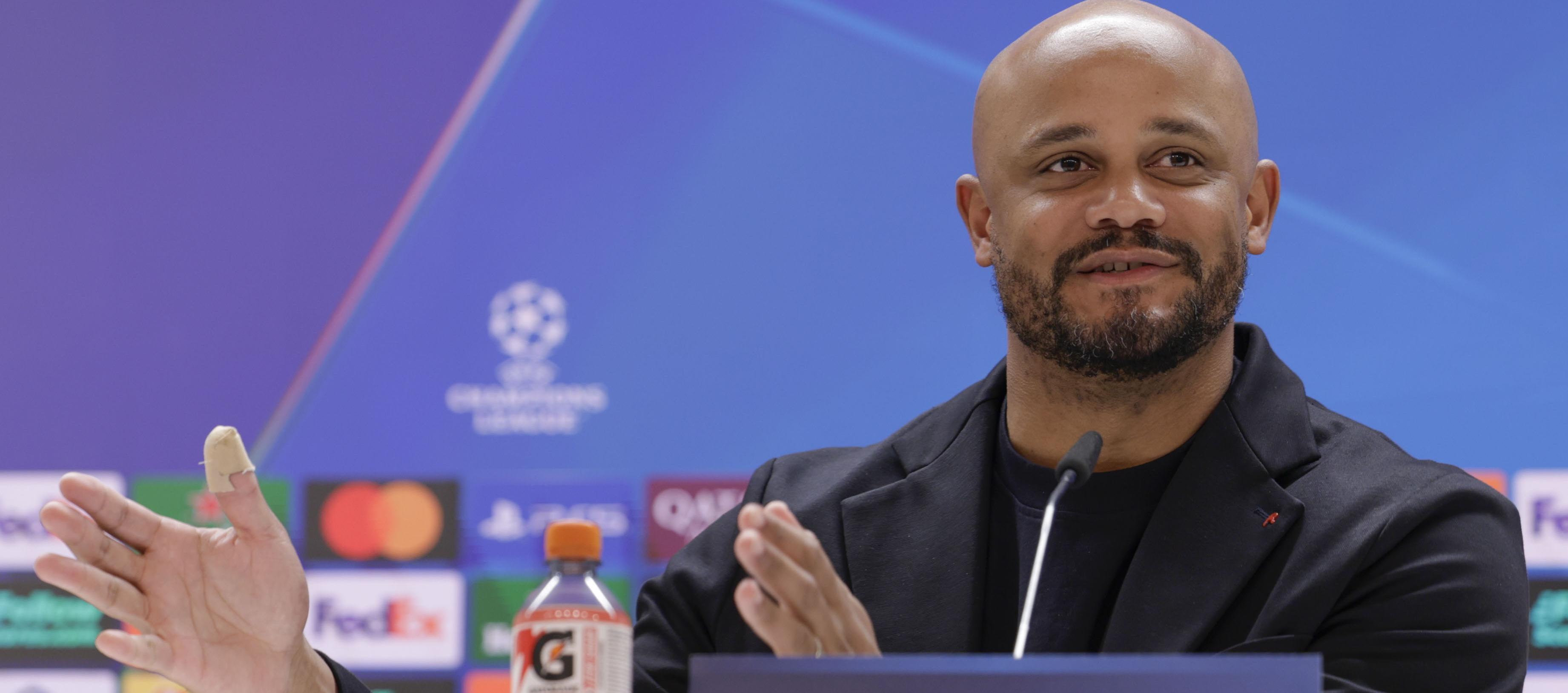 Vincent Kompany, entrenador del Bayern Múnich. 