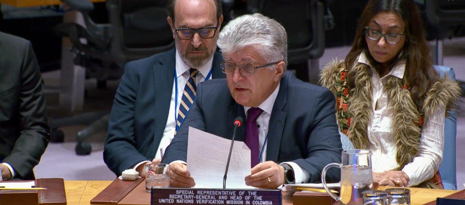 Miroslav Jenča, secretario general de la ONU para Colombia.