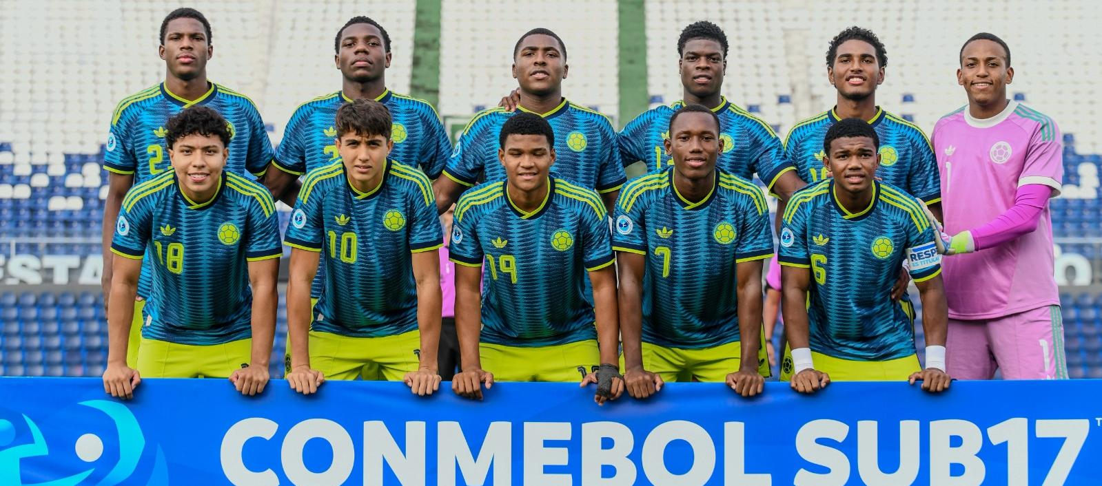 Selección Colombia sub–17, finalista del Sudamericano. 
