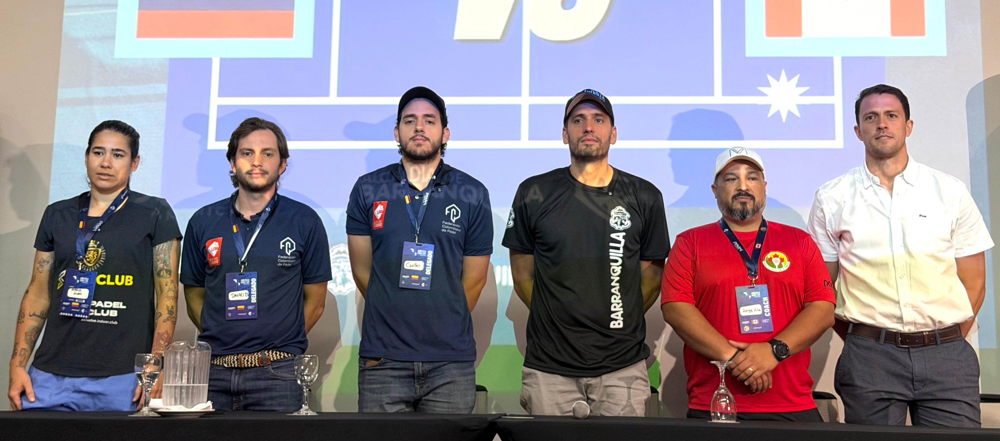 Acto de presentación de la Pádel América Cup.