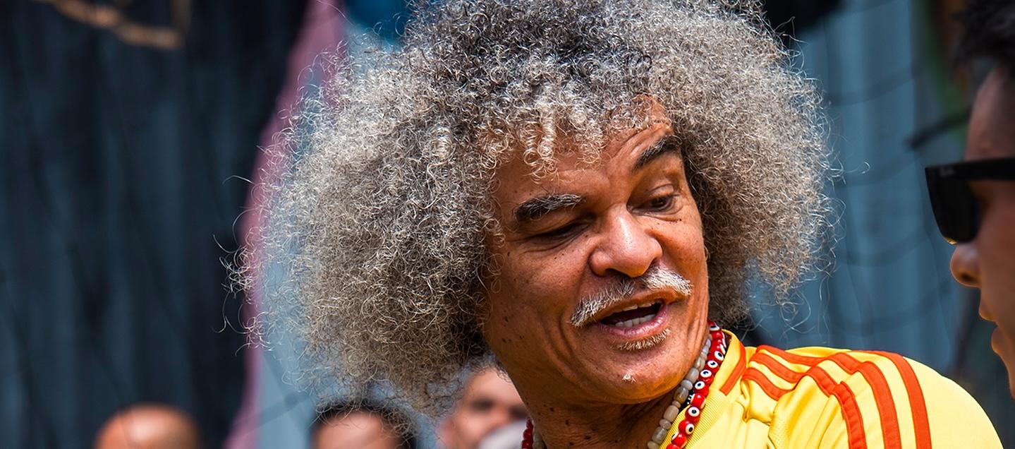 Carlos 'Pibe' Valderrama, exjugador del Junior y excapitán de la Selección Colombia.