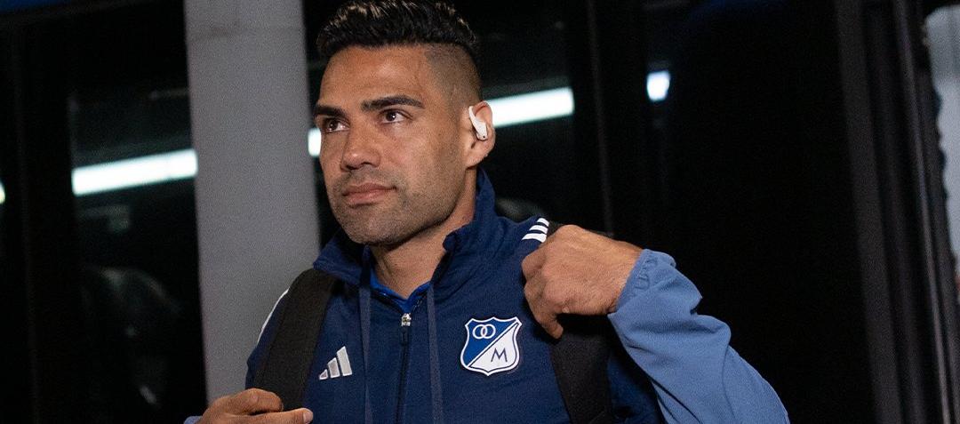 Radamel Falcao García, delantero de Millonarios. 
