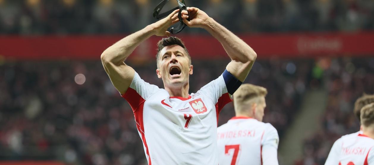 Robert Lewandowski, delantero y capitán de la selección de Polonia.