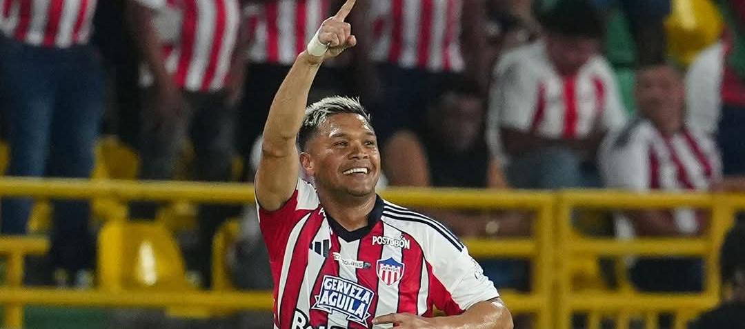 Teófilo Gutiérrez marcó, de pena máxima, el gol del Junior.