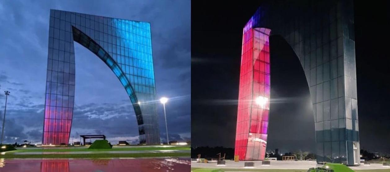 Monumento 'Ventana de Campeones'.