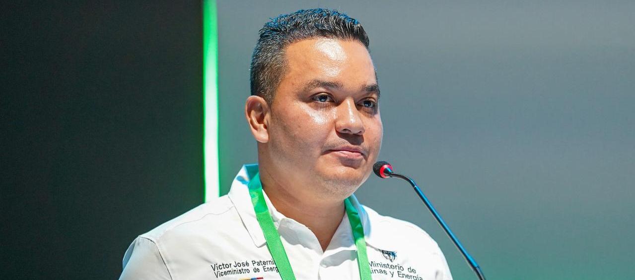 Víctor Paternina, viceministro de Energía. 