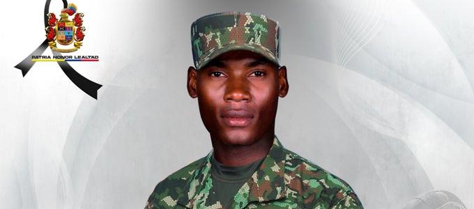 Soldado Óscar Enrique Palacios.