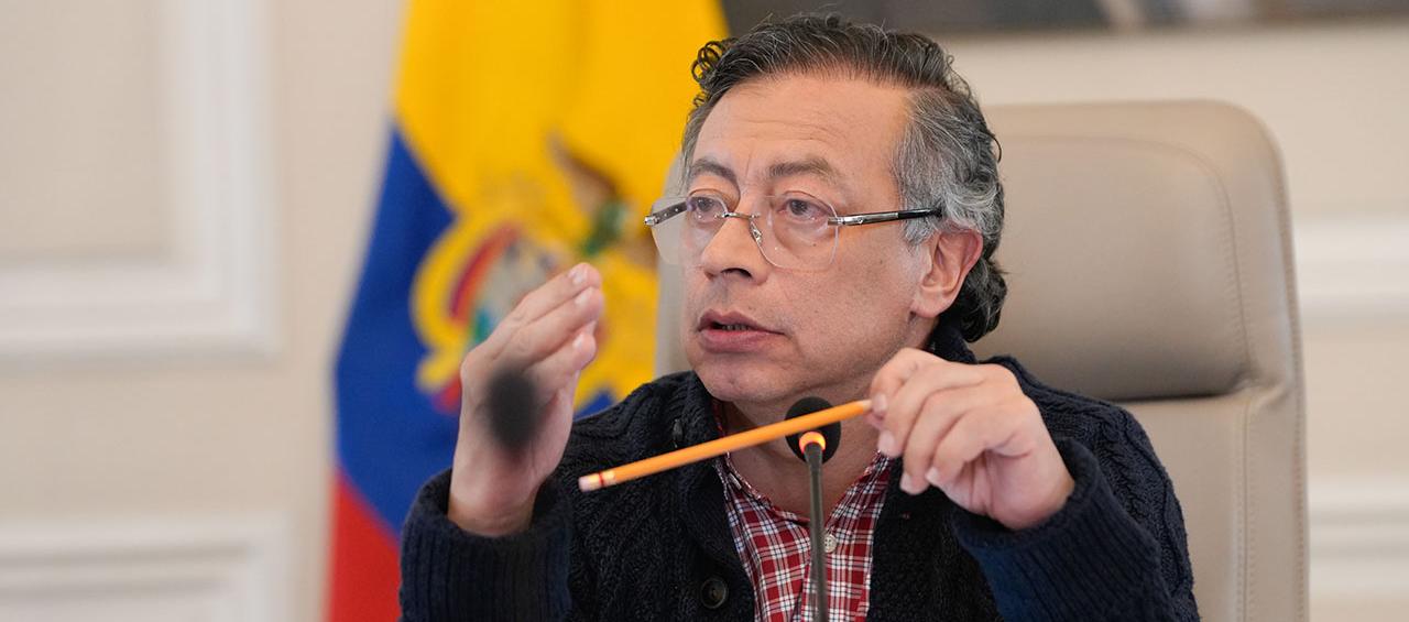 El Presidente de la República, Gustavo Petro.