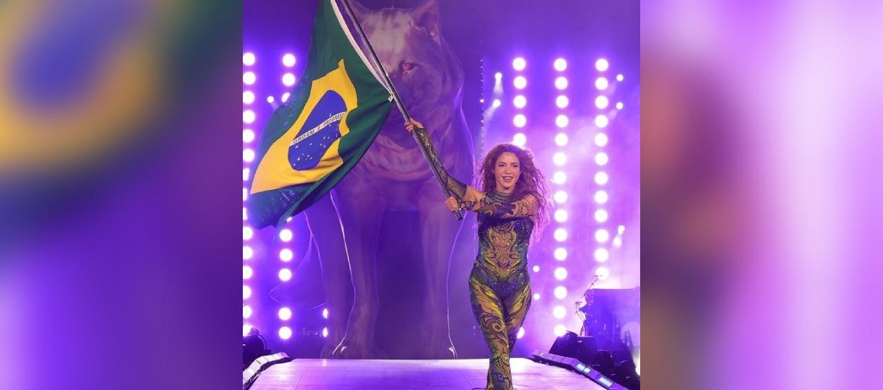 Shakira en el concierto de Copacabana.