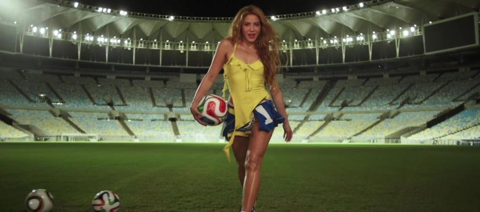 Shakira en el estadio Maracaná, Río de Janeiro. 