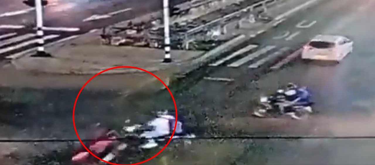 Accidente en la Murillo.