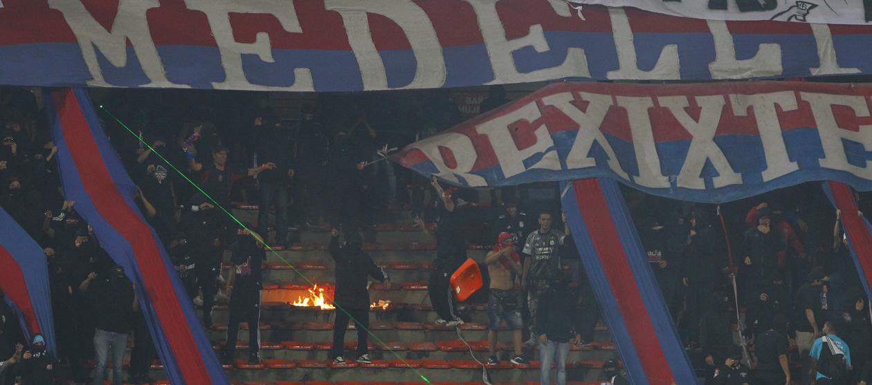 Imagen de los desmanes.