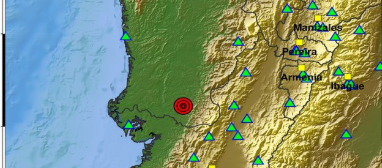 Un sismo de magnitud 5,6 sacudió este jueves la costa del Pacífico colombiano.