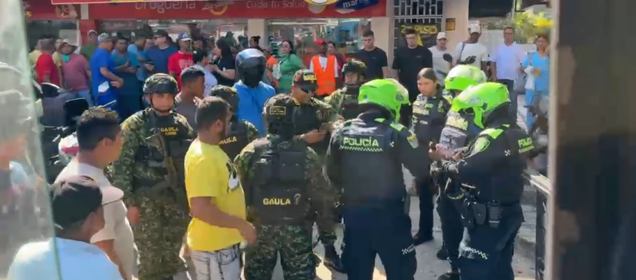 Balacera y capturas en el norte de Barranquilla