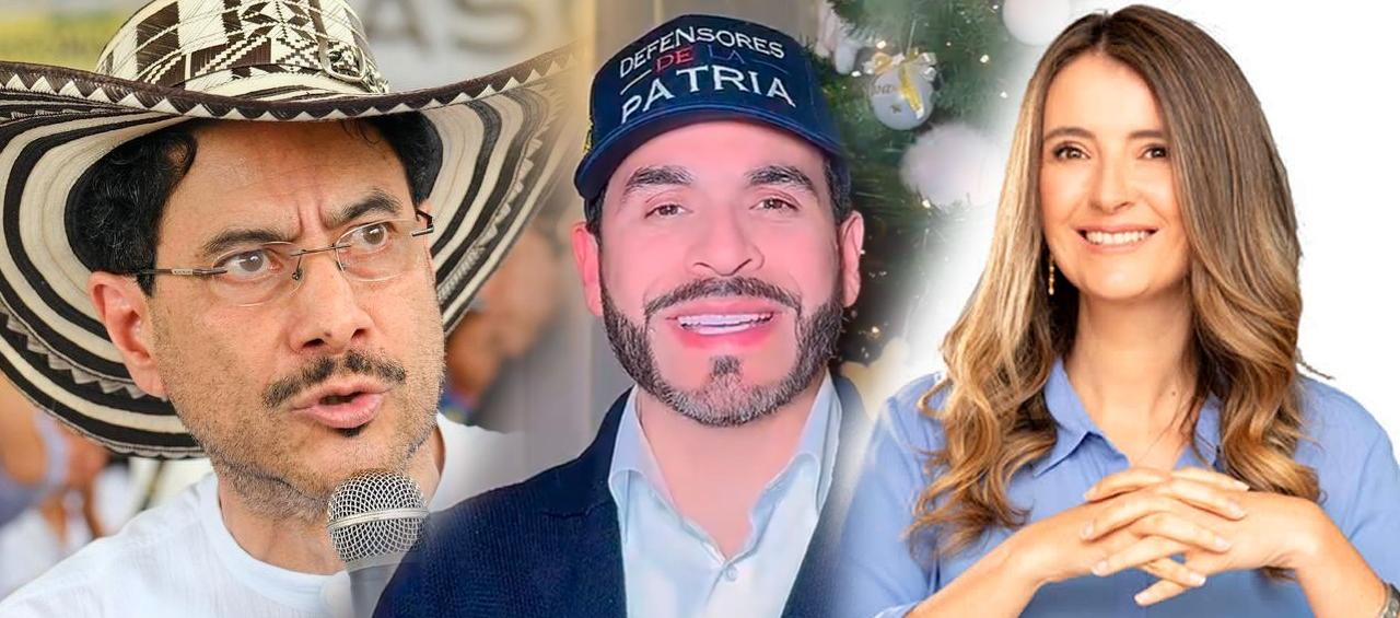  Iván Cepeda, Abelardo De la Espriella y Paloma Valencia.