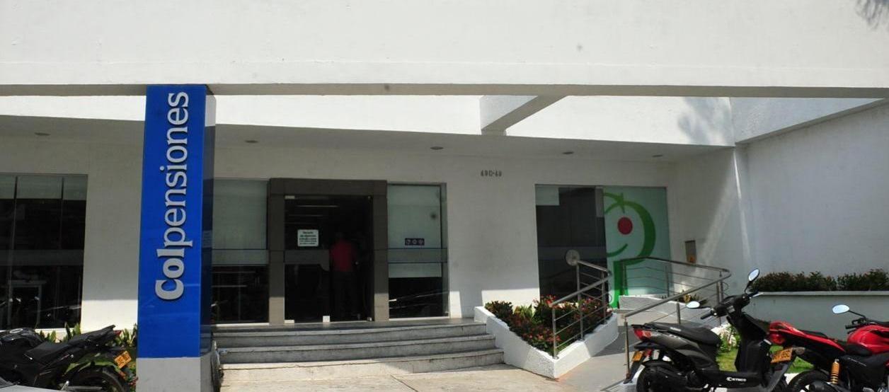 Una sede de Colpensiones en Barranquilla. 