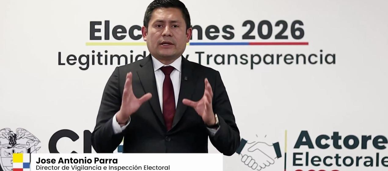 José Antonio Parra, Director de Vigilancia e Inspección Electoral del CNE. 