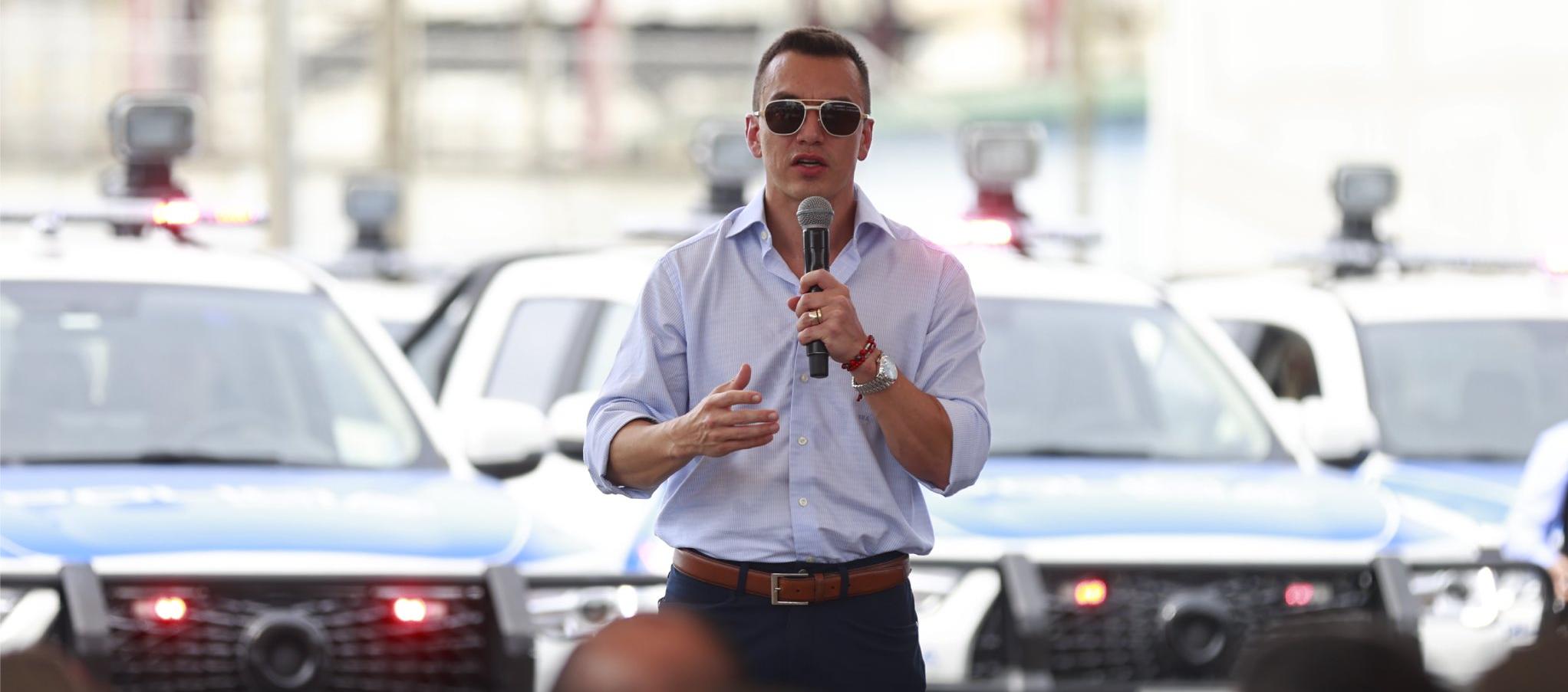Daniel Noboa, presidente de Ecuador.