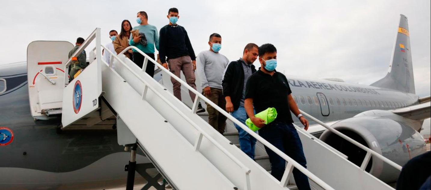 Colombianos deportados desde EE. UU.
