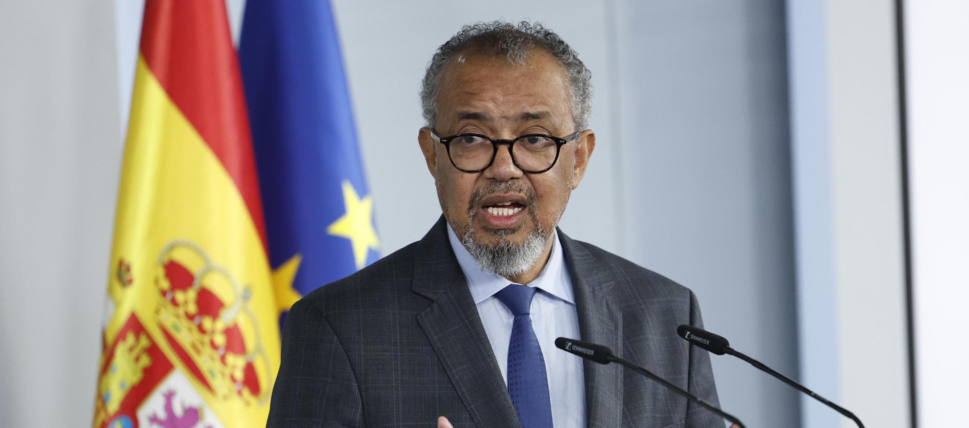 El director general de la OMS, Tedros Adhanom.