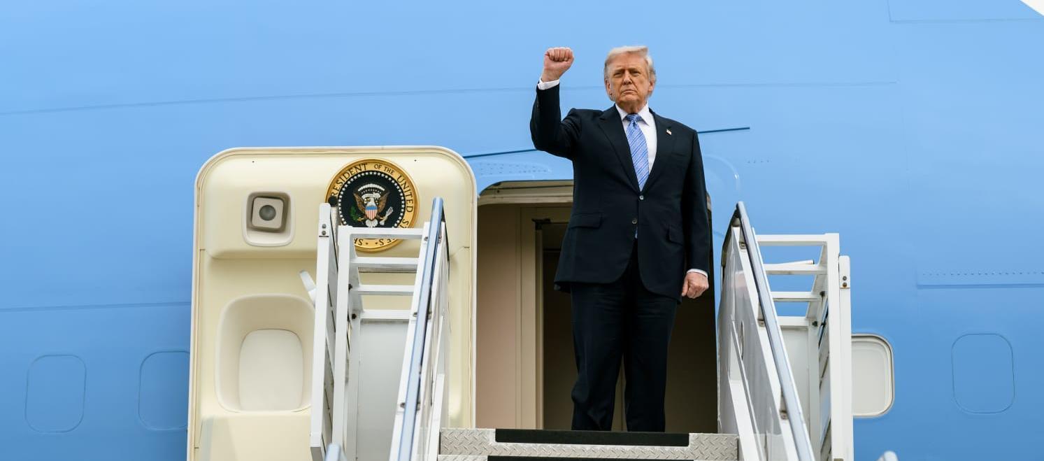 Trump planea construir un helipuerto en la Casa Blanca