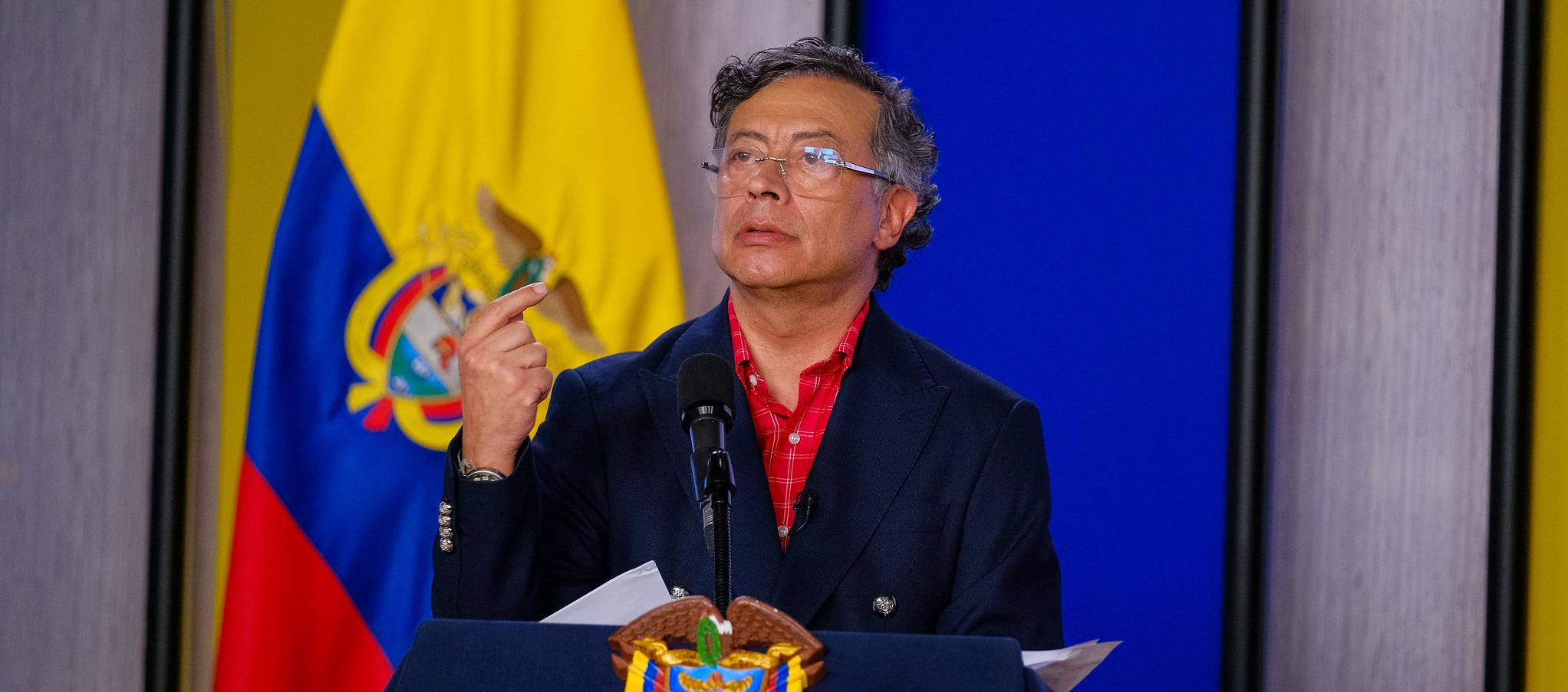 El Presidente Gustavo Petro.