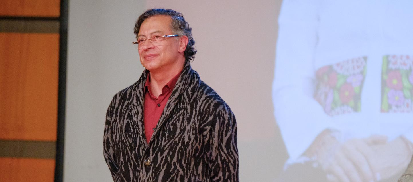 El Presidente Gustavo Petro.