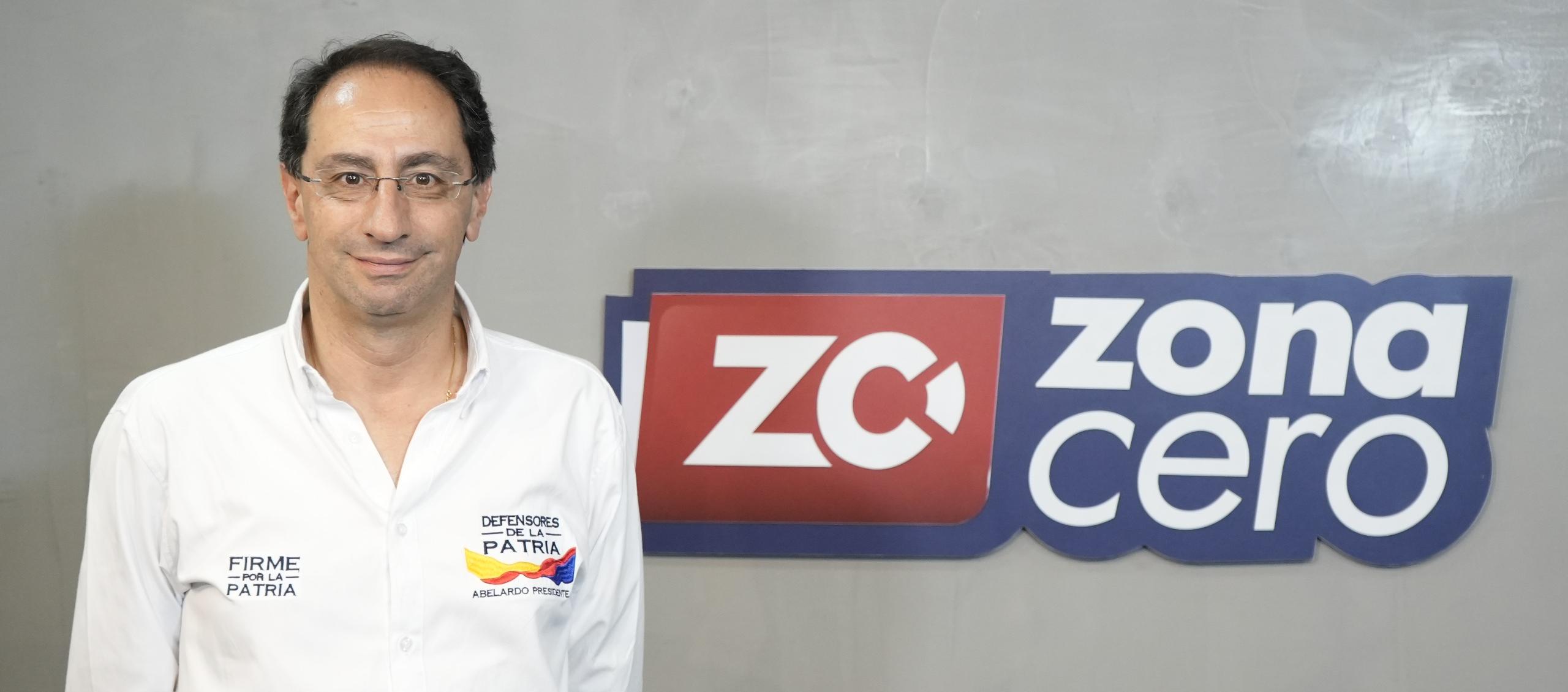 El candidato a la vicepresidencia José Manuel Restrepo.