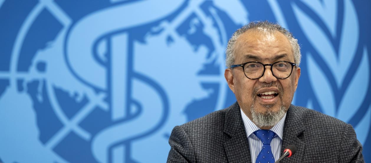 El director general de la Organización Mundial de la Salud, Tedros Adhanom Ghebreyesus.