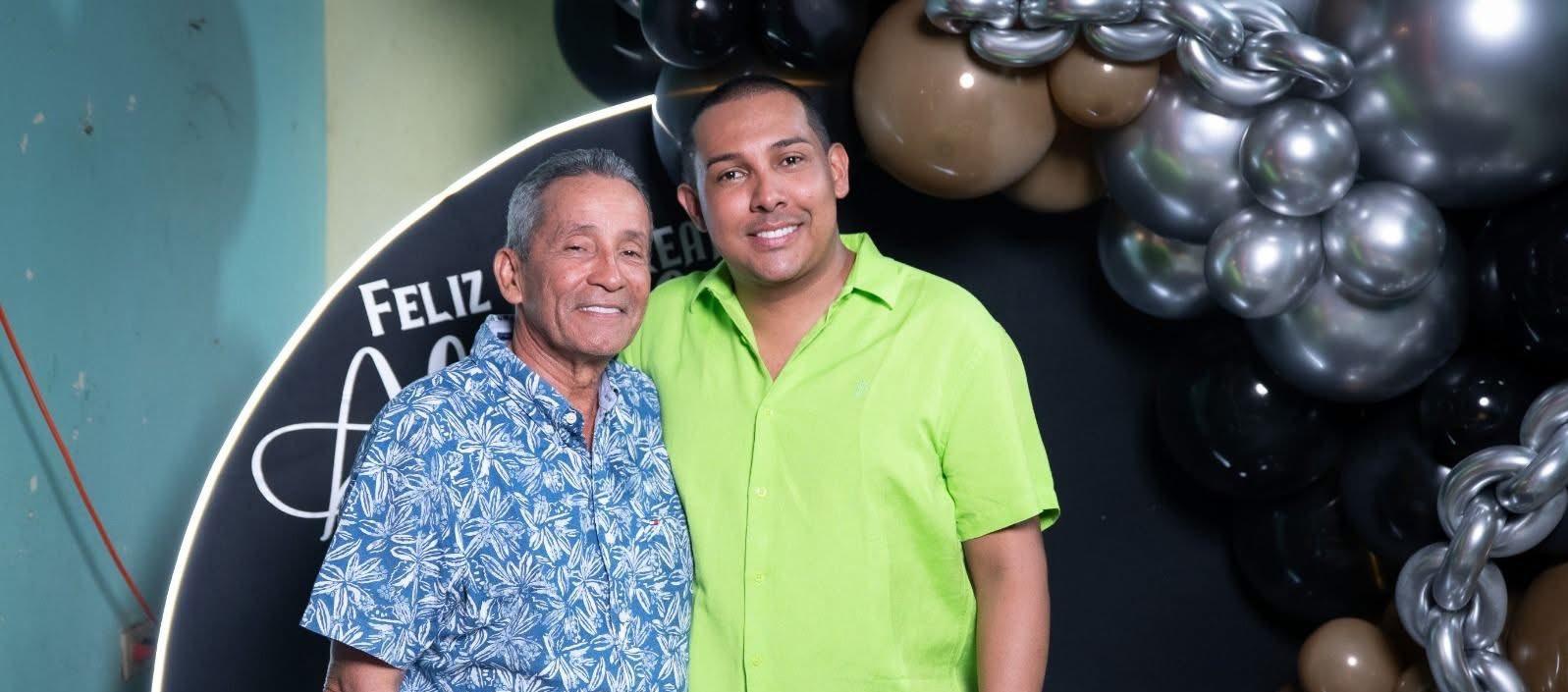 El exalcalde de Tame, Alfredo Guzmán, y su hijo, Iván Guzmán, quien fue secuestrado por el ELN.