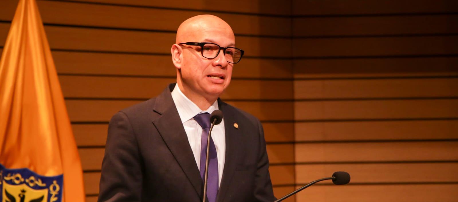 El magistrado Iván Mauricio Lenis, presidente de la Corte Suprema de Justicia.