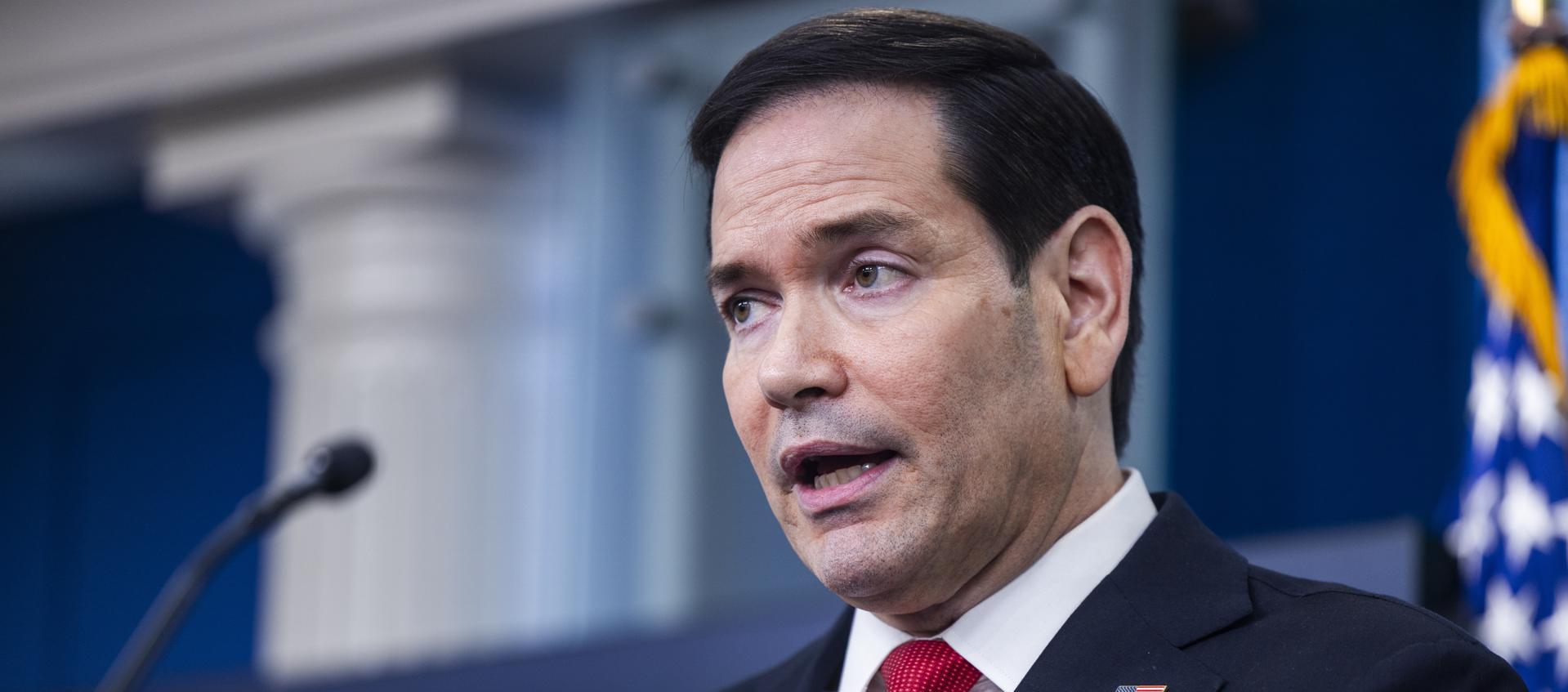 El secretario de Estado estadounidense, Marco Rubio.