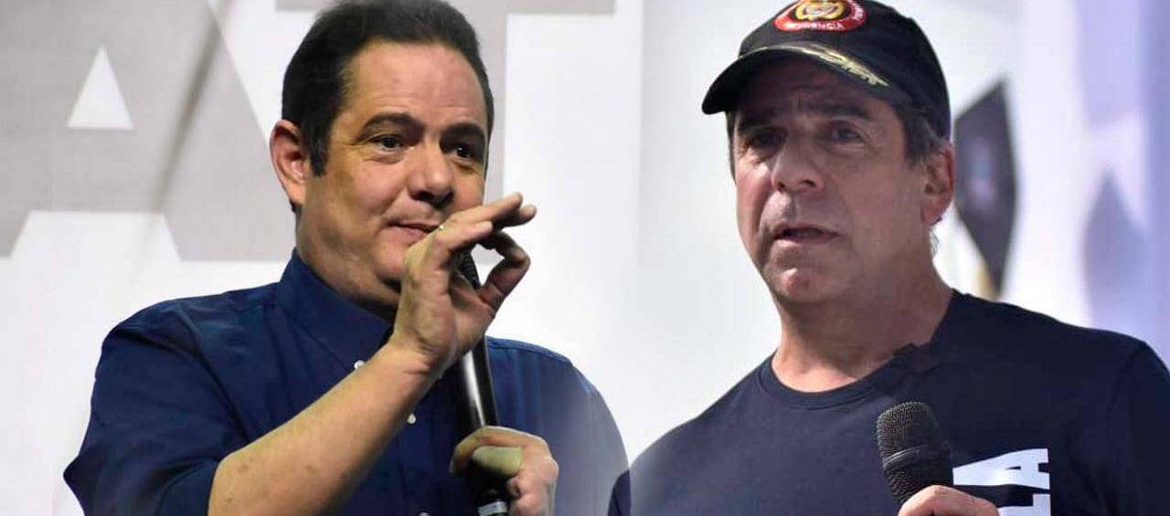 El exvicepresidente Germán Vargas Lleras y el Alcalde de Barranquilla, Alex Char.