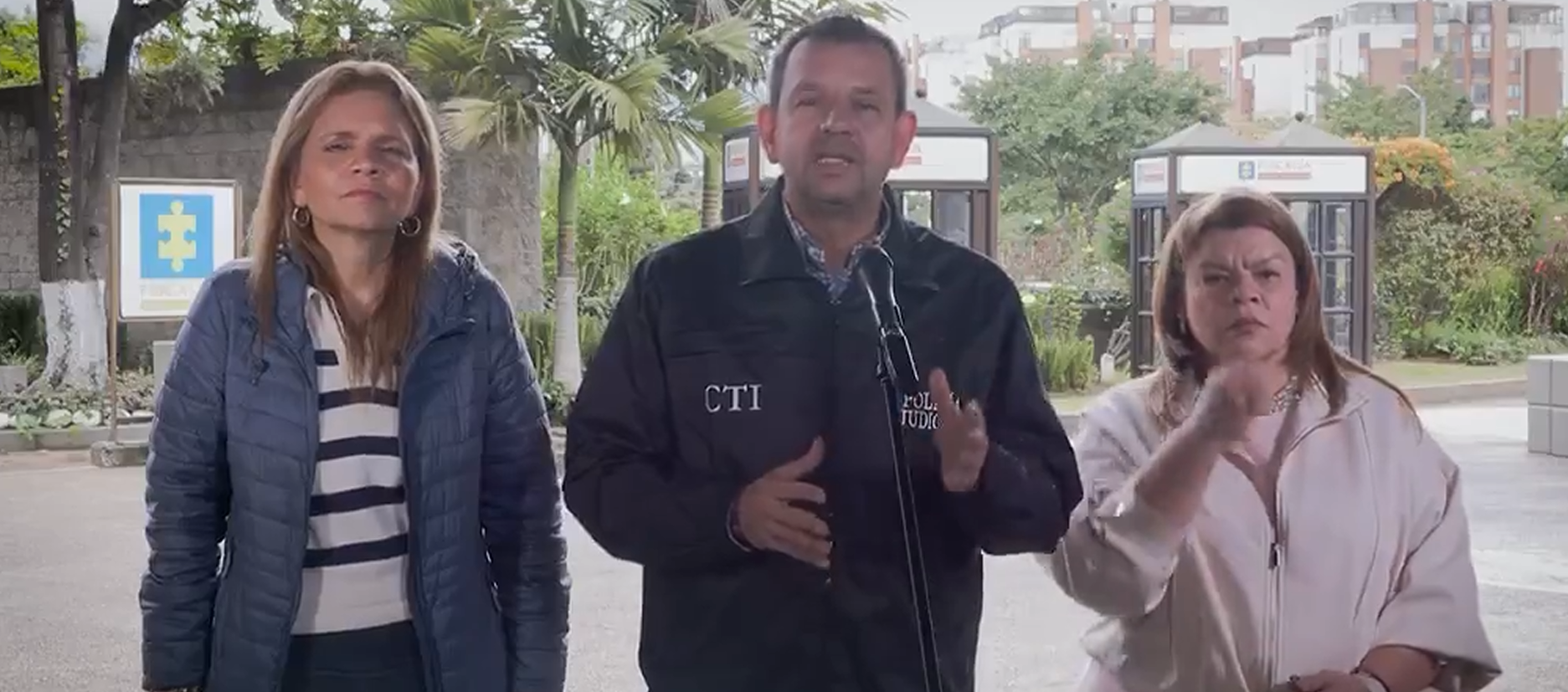 Funcionarios del CTI de la Fiscalía. 