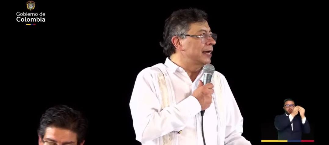 El Presidente Gustavo Petro ante pescadores de Ciénaga, Magdalena